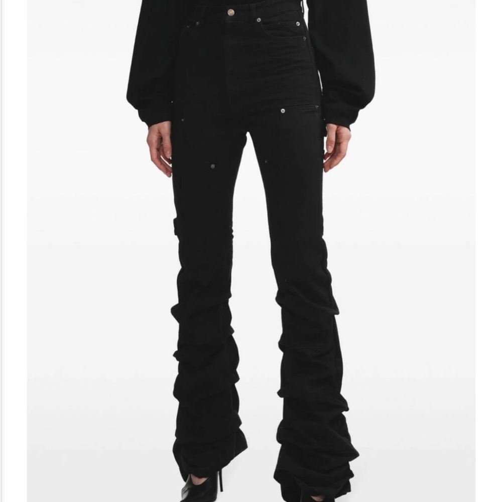 We11done stacked carpenter jeans